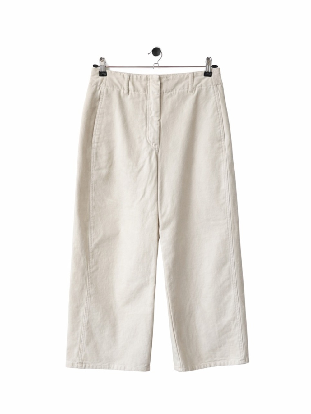 Wilfred Free Neutral Beige High-Waist Wide Leg Pants - Picture 2 of 9